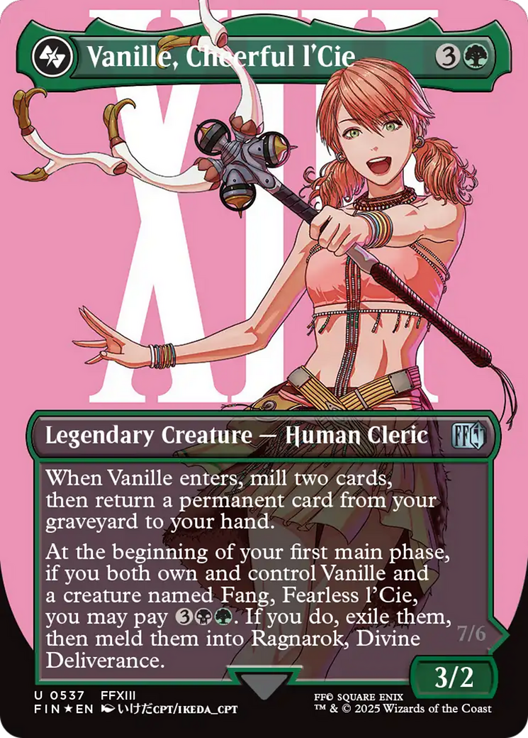 FOIL Vanille, Cheerful l'Cie (FIN-537) - FINAL FANTASY - Magic The Gathering