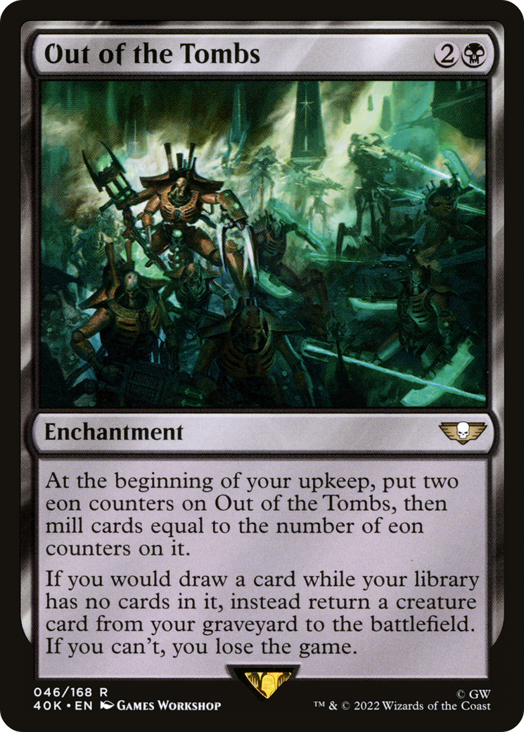 Out of the Tombs (40K-046) - Warhammer 40,000 Commander - Magic The Gathering