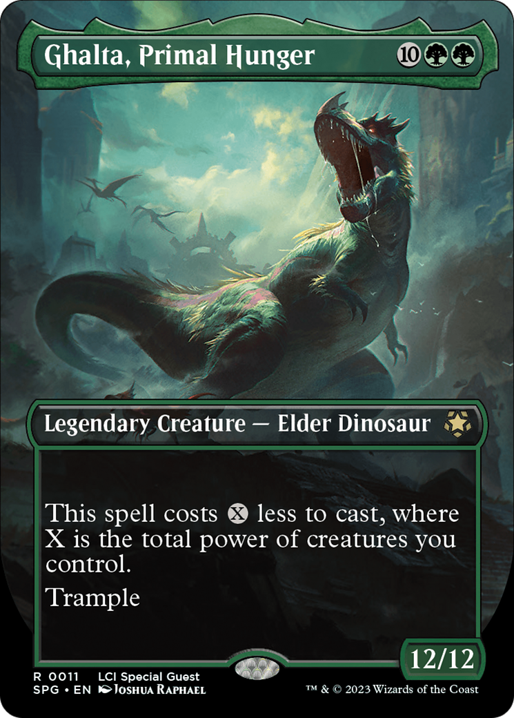 FOIL Ghalta, Primal Hunger (Borderless) (SPG-011) - Special Guests - Magic The Gathering
