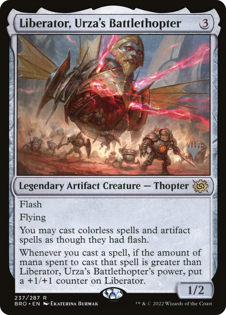 FOIL Liberator, Urza's Battlethopter (PPBRO-237P) - The Brothers' War Promos - Magic The Gathering
