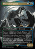 FOIL Blue, Loyal Raptor (REX-033) - Jurassic World Collection (Borderless) - Magic The Gathering