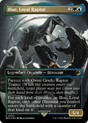 FOIL Blue, Loyal Raptor (REX-033) - Jurassic World Collection (Borderless) - Magic The Gathering