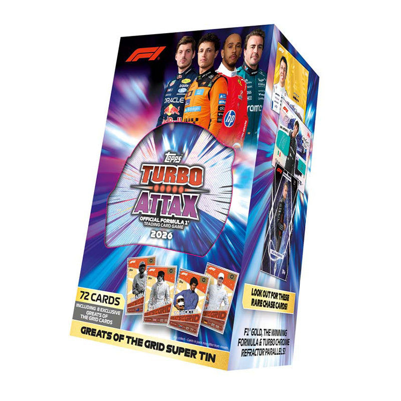 F1 Topps Turbo Attax 2026 Super Tin