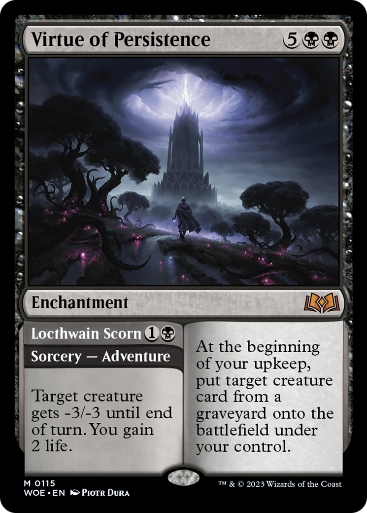 Virtue of Persistence (WOE-115) - Wilds of Eldraine - Magic The Gathering