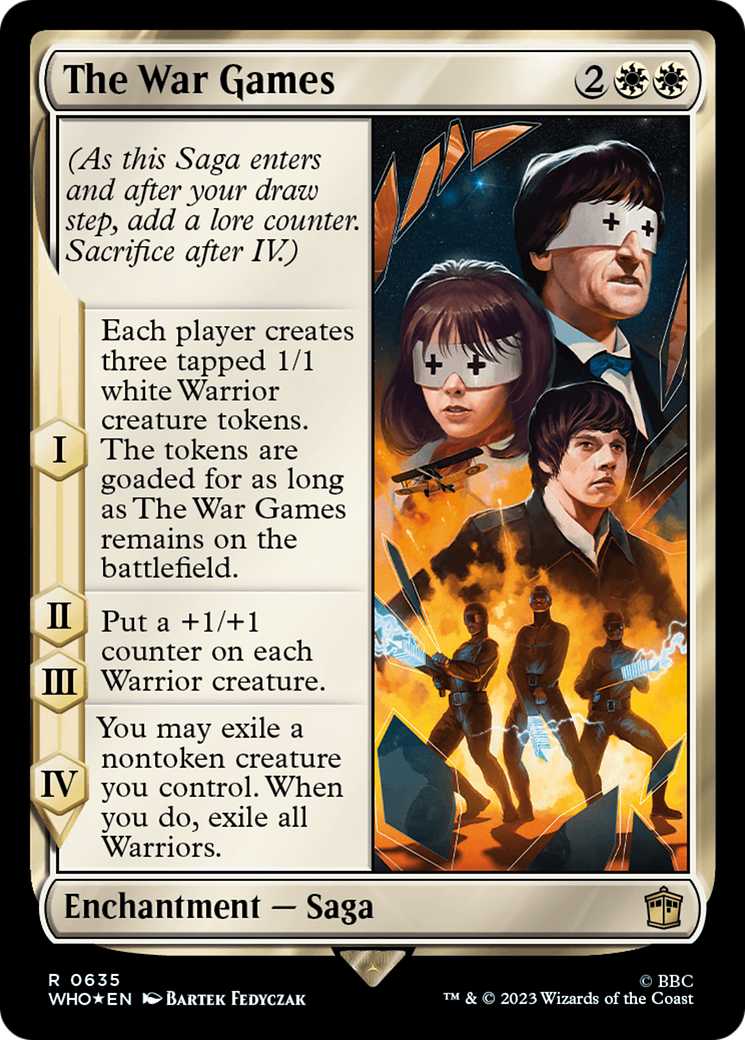 FOIL The War Games (Surge Foil) (WHO-635) - Doctor Who - Magic The Gathering