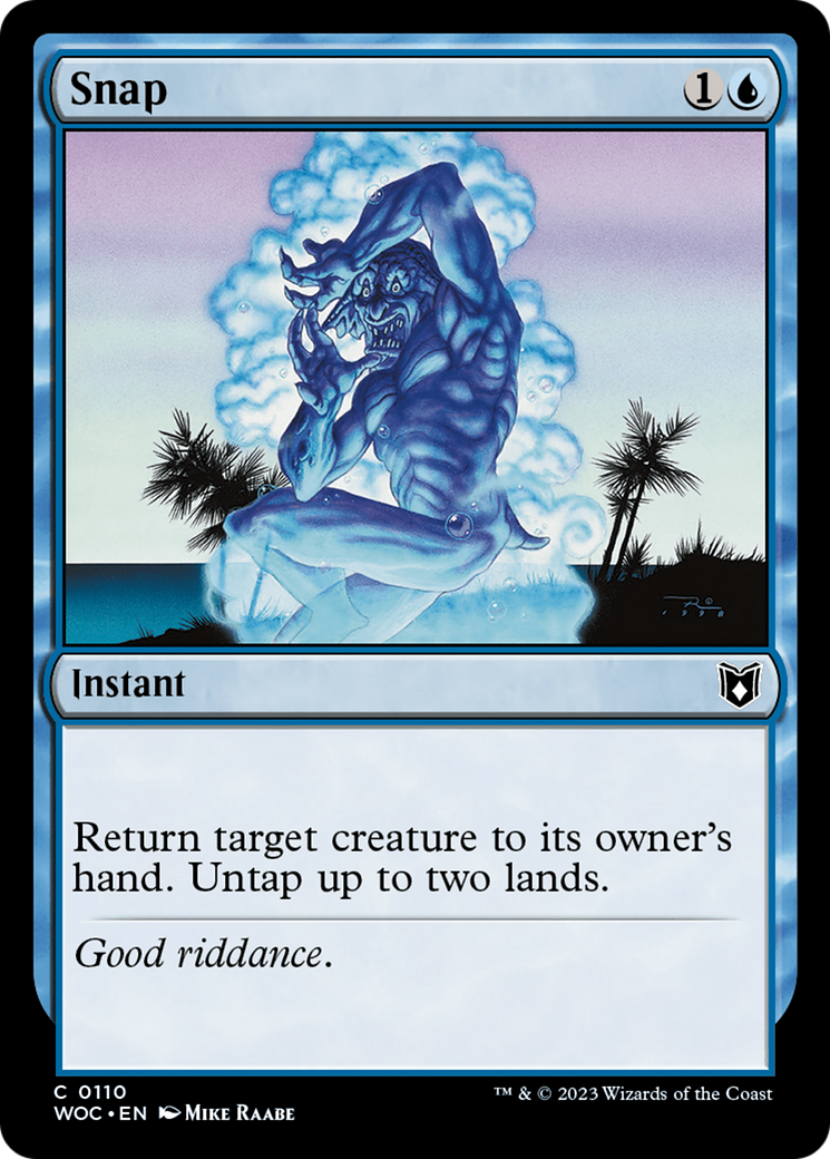 Snap (WOC-110) - Wilds of Eldraine Commander - Magic The Gathering