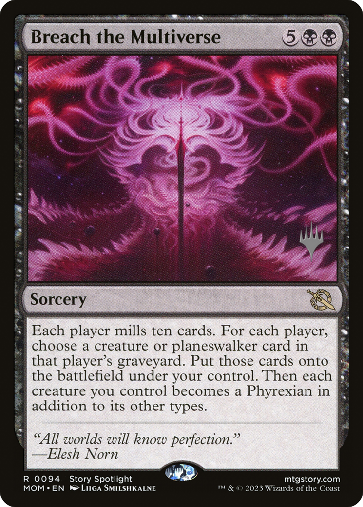Breach the Multiverse (PPMOM-094) - March of the Machine Promos - Magic The Gathering
