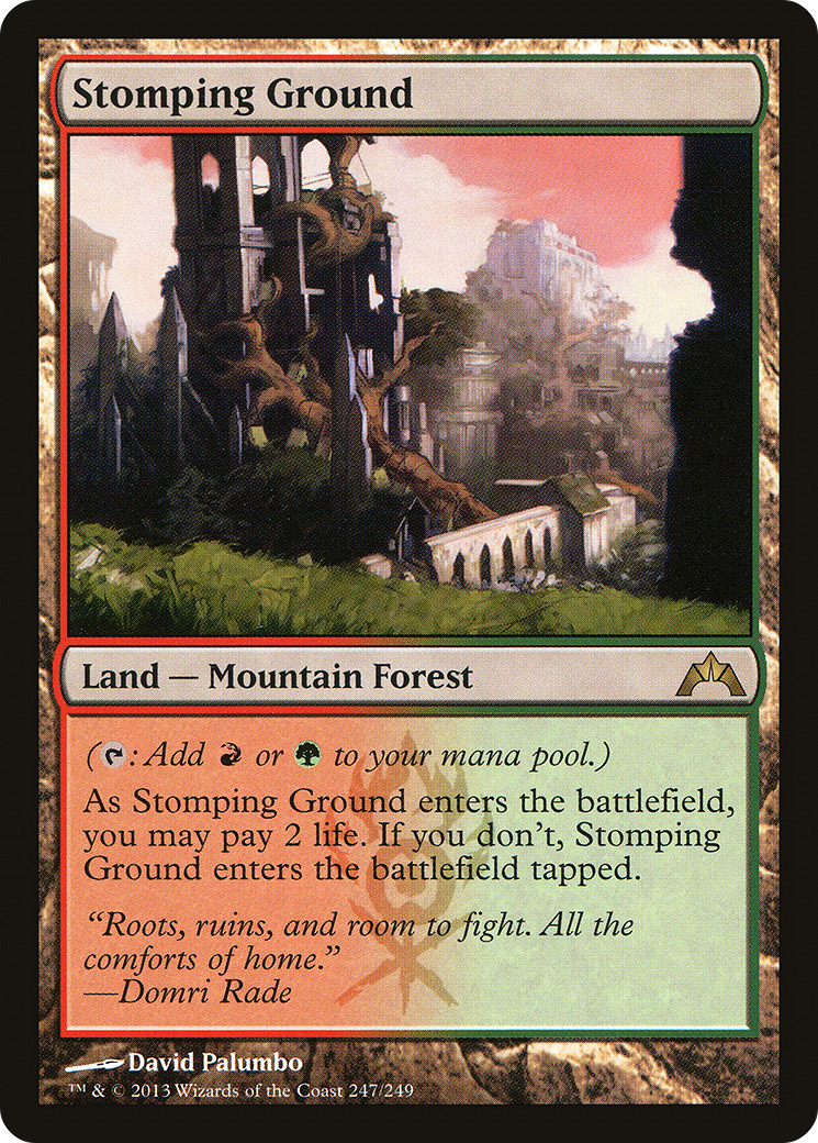 Stomping Ground (GTC-247) - Gatecrash - Magic The Gathering