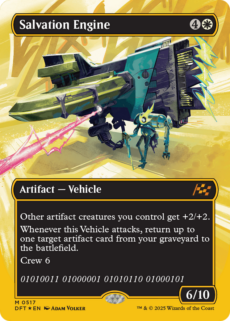 FOIL Salvation Engine (DFT-517) - Aetherdrift - Magic The Gathering