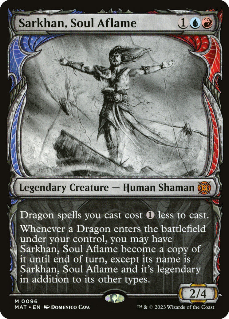 Sarkhan, Soul Aflame (Showcase) (MAT-096) - March of the Machine: The Aftermath - Magic The Gathering