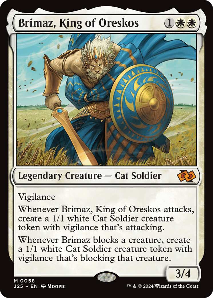 Brimaz, King of Oreskos (J25-058) - Foundations Jumpstart - Magic The Gathering