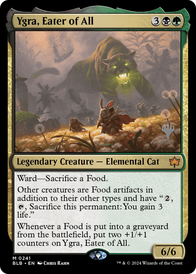 Ygra, Eater of All (PPBLB-241) - Bloomburrow Promos - Magic The Gathering