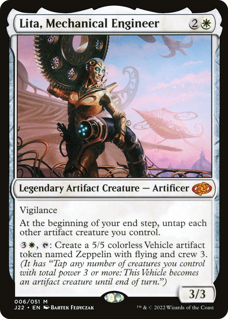 Lita, Mechanical Engineer (J22-006) - Jumpstart 2022 - Magic The Gathering