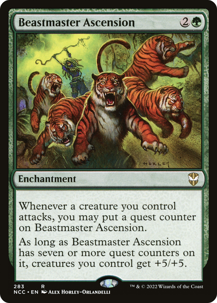 Beastmaster Ascension (NCC-283) - New Capenna Commander - Magic The Gathering