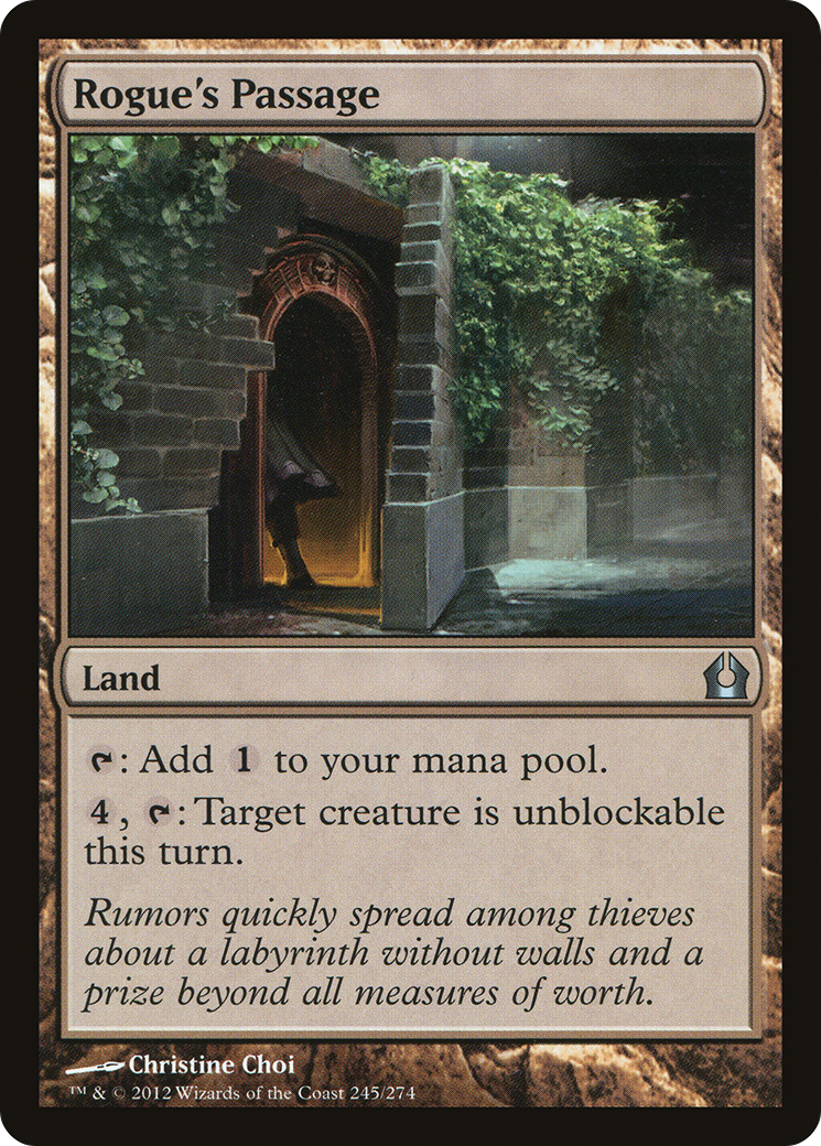 FOIL Rogue's Passage (RTR-245) - Return to Ravnica - Magic The Gathering