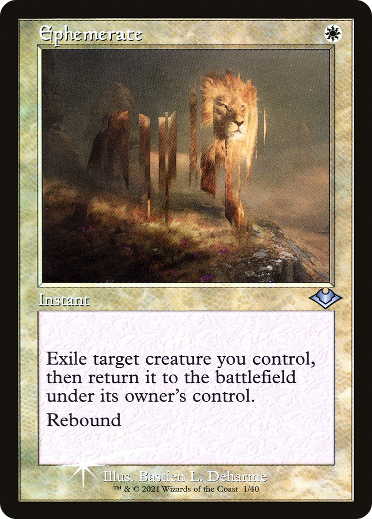 FOIL Ephemerate (Retro Frame) (MH1-001) - Modern Horizons 1 Timeshifts - Magic The Gathering