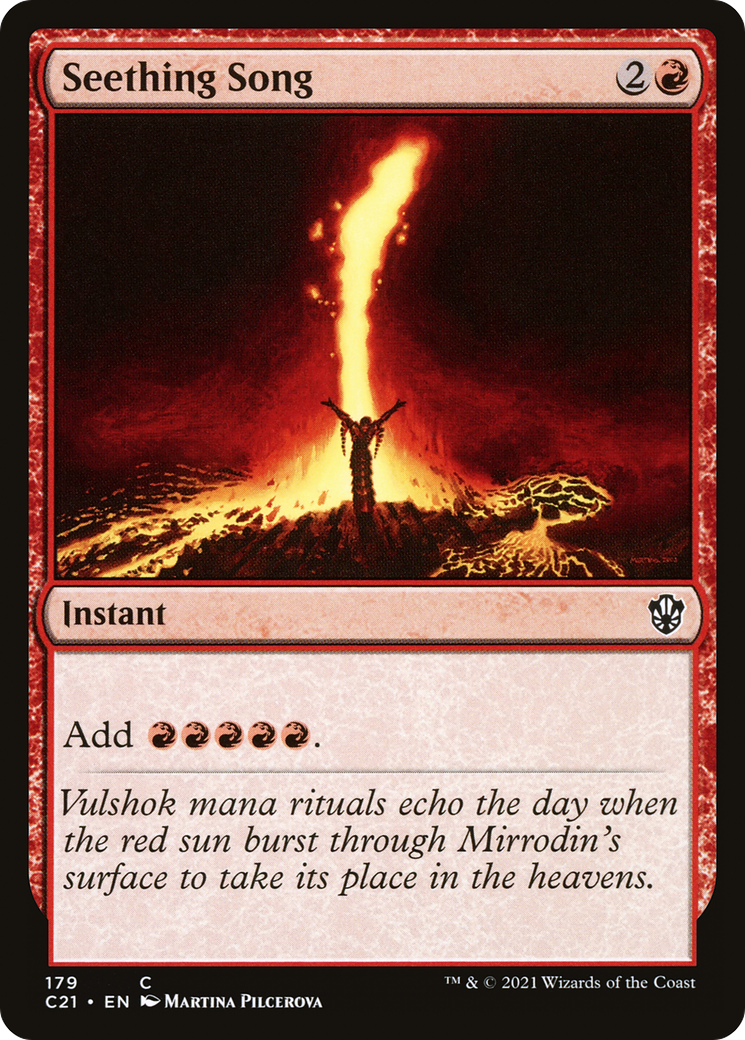 Seething Song (C21-179) - Commander 2021 - Magic The Gathering