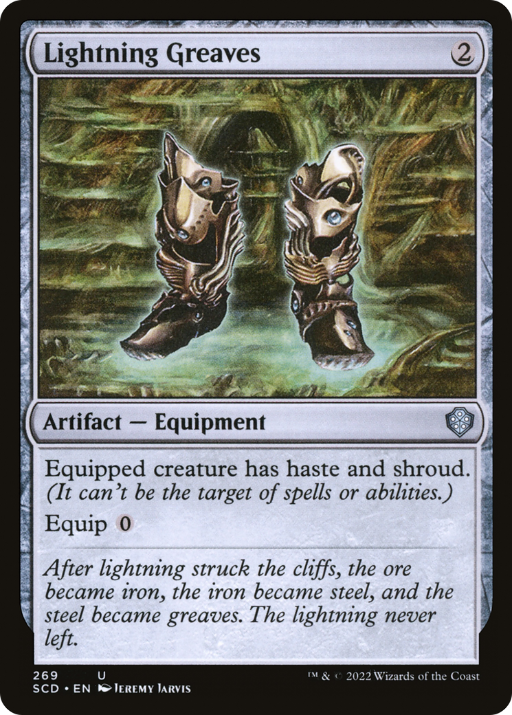 Lightning Greaves (SCD-269) - Starter Commander Decks - Magic The Gathering