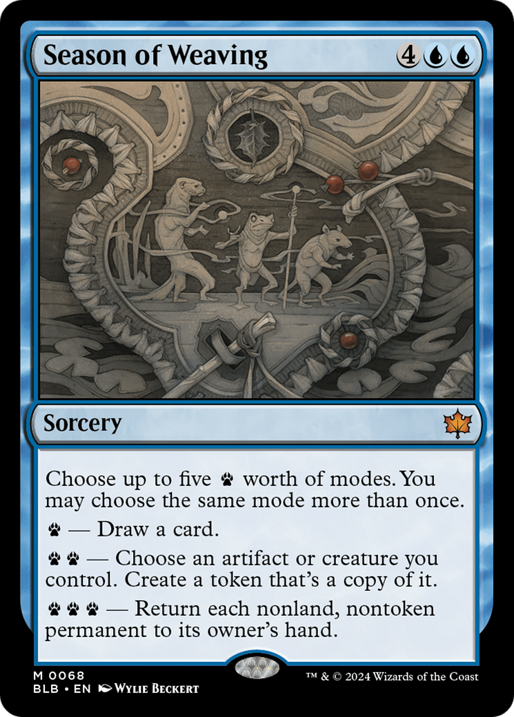 Season of Weaving (BLB-068) - Bloomburrow - Magic The Gathering