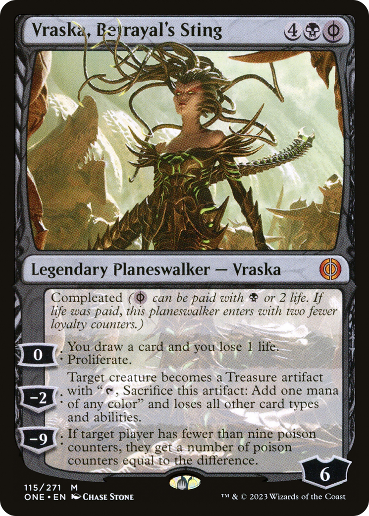 Vraska, Betrayal's Sting (ONE-115) - Phyrexia: All Will Be One - Magic The Gathering