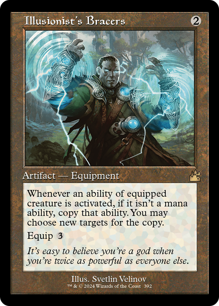 FOIL Illusionist's Bracers (RVR-392) - Ravnica Remastered - Magic The Gathering