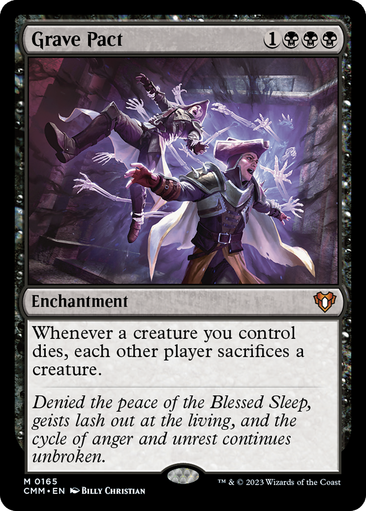 FOIL Grave Pact (CMM-165) - Commander Masters - Magic The Gathering