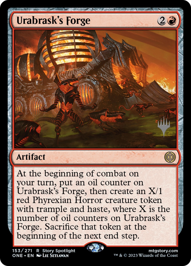 Urabrask's Forge (PPONE-153) - Phyrexia: All Will Be One Promos - Magic The Gathering