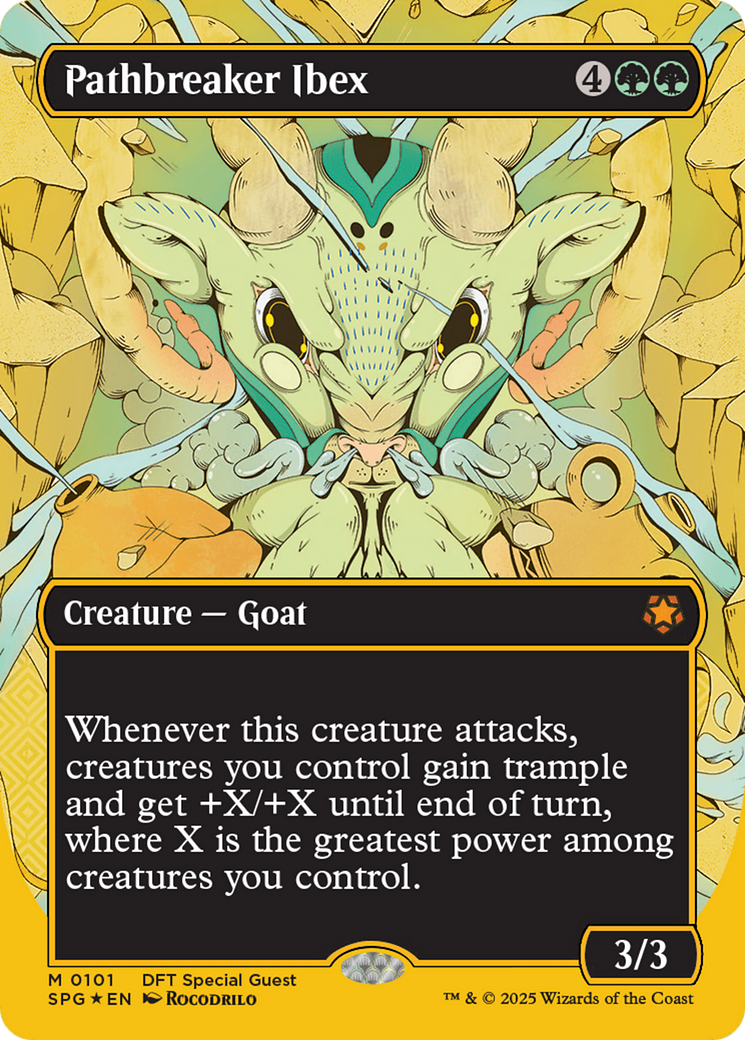 FOIL Pathbreaker Ibex (SPG-101) - Special Guests - Magic The Gathering