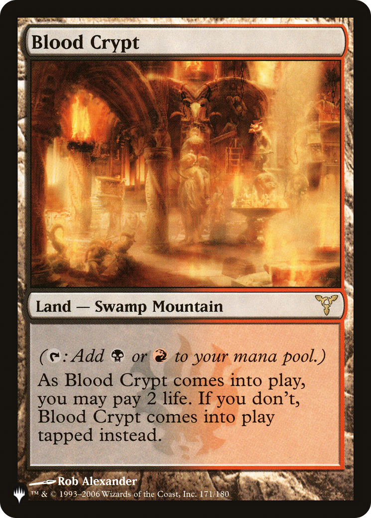Blood Crypt (LIST-171/180) - The List - Magic The Gathering