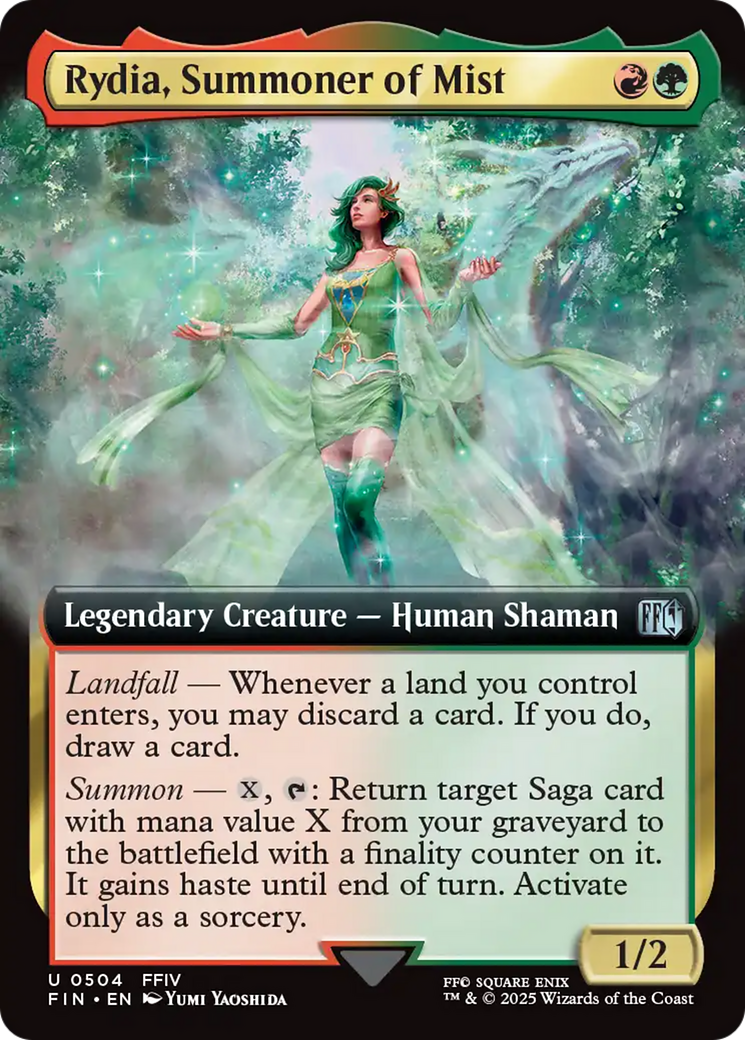 FOIL Rydia, Summoner of Mist (FIN-504) - FINAL FANTASY - Magic The Gathering