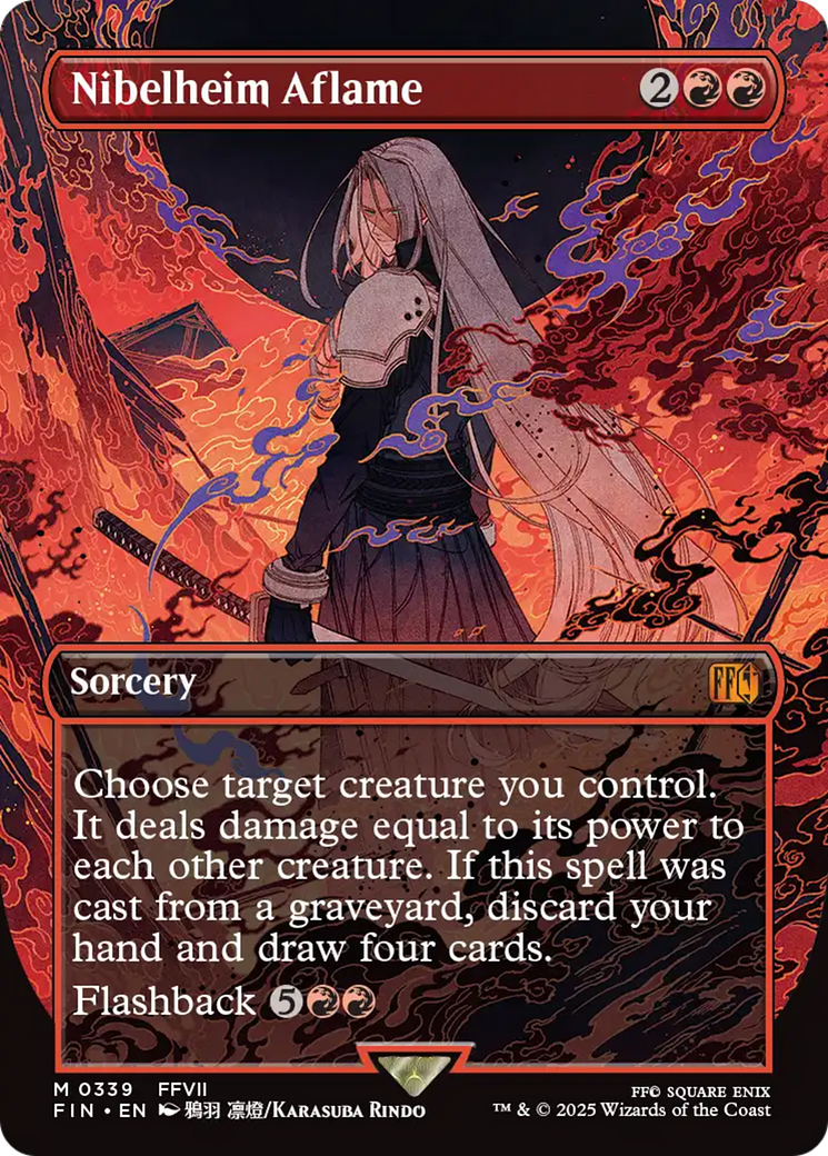 FOIL Nibelheim Aflame (FIN-339) - FINAL FANTASY - Magic The Gathering