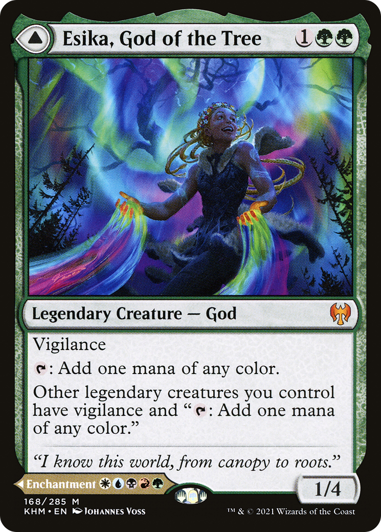 Esika, God of the Tree (KHM-168) - Kaldheim - Magic The Gathering