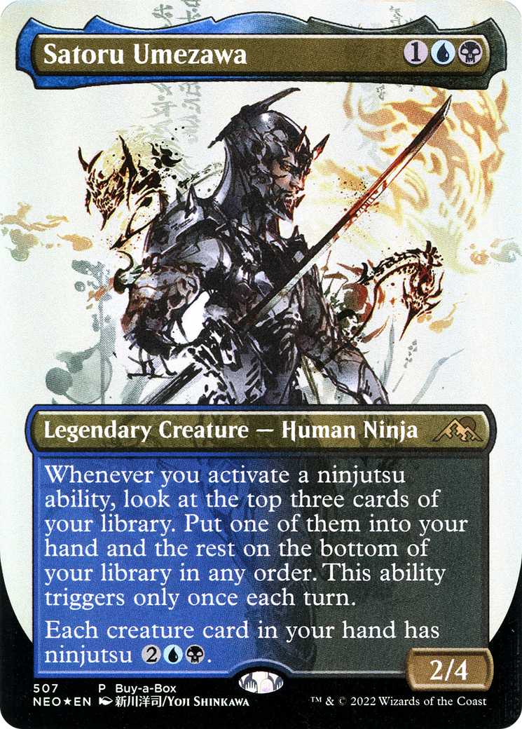 FOIL Satoru Umezawa (BABP-507) - Kamigawa: Neon Dynasty - Magic The Gathering