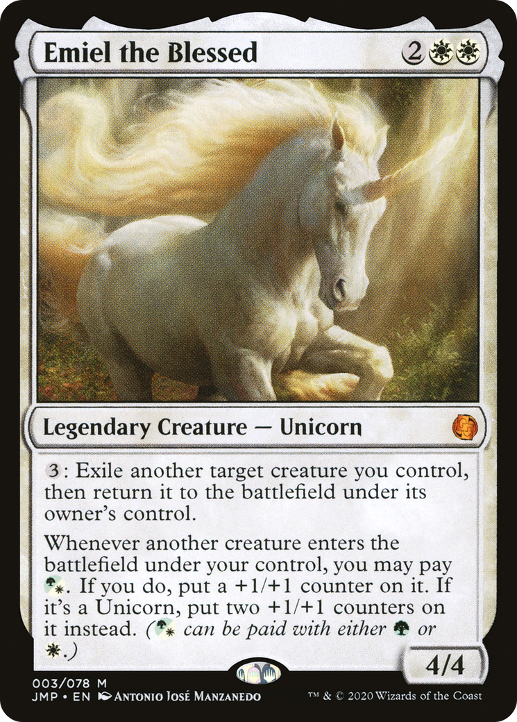 Emiel the Blessed (JMP-003) - Jumpstart - Magic The Gathering