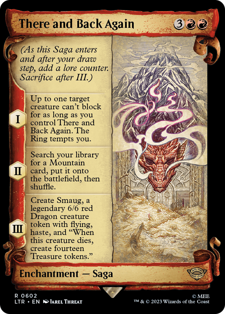FOIL There and Back Again (Showcase Scrolls) (LTR-602) - The Lord of the Rings: Tales of Middle-earth - Magic The Gathering