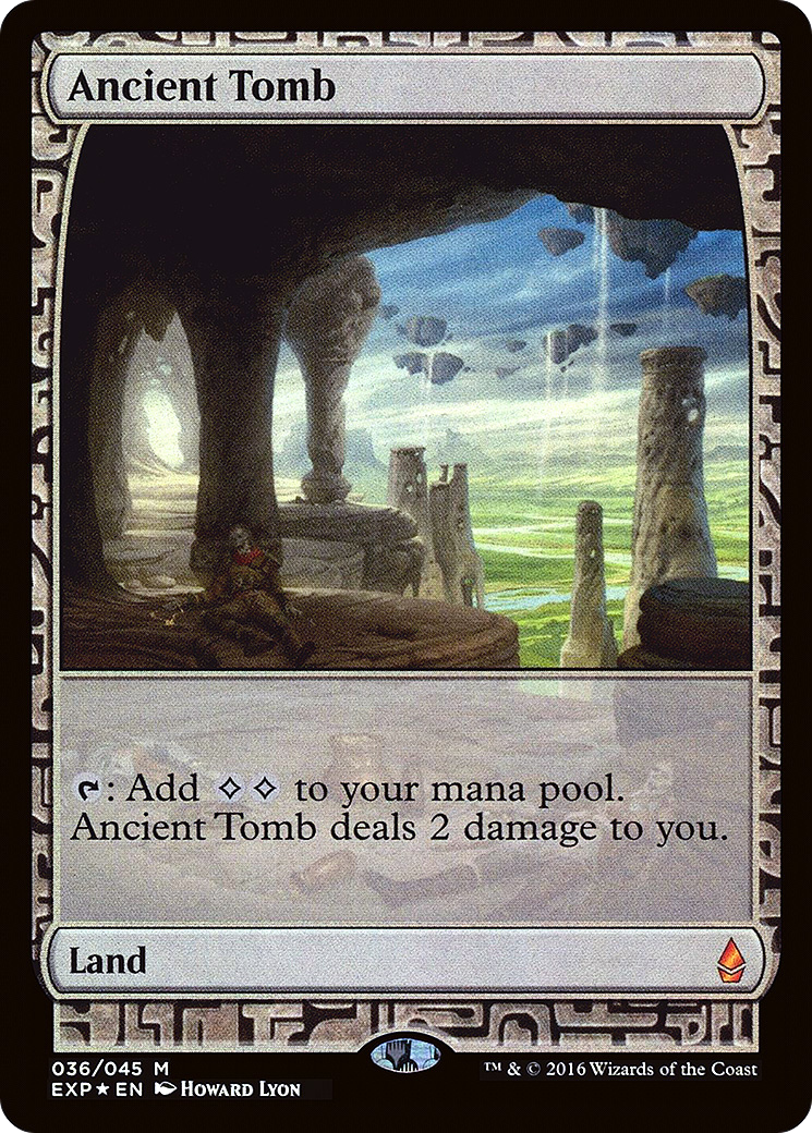 FOIL Ancient Tomb (EXP-036) - Zendikar Expeditions - Magic The Gathering