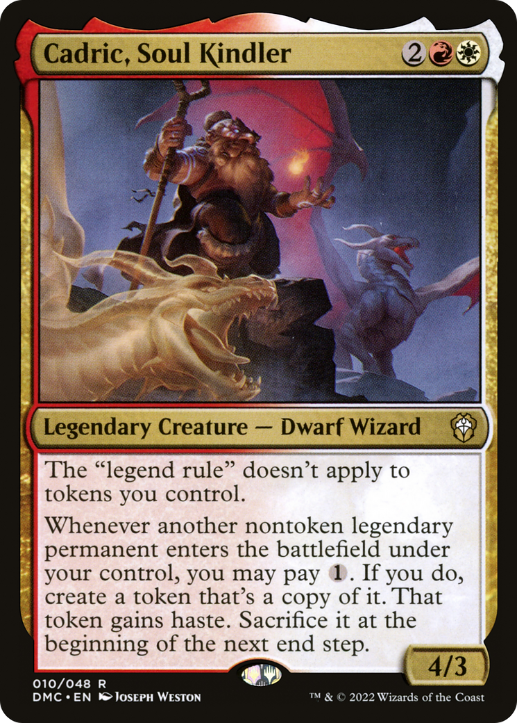 Cadric, Soul Kindler (DMC-010) - Dominaria United Commander - Magic The Gathering