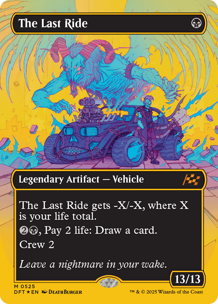 FOIL The Last Ride (DFT-525) - Aetherdrift - Magic The Gathering