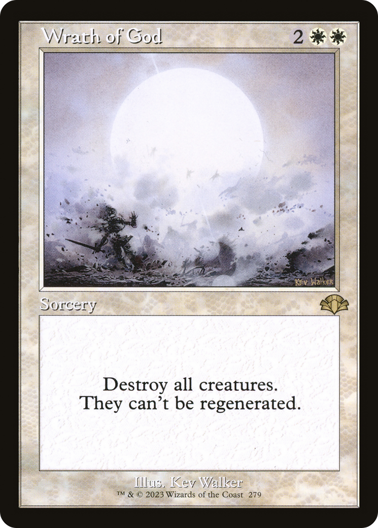 Wrath of God (Retro Frame) (DMR-279) - Dominaria Remastered - Magic The Gathering