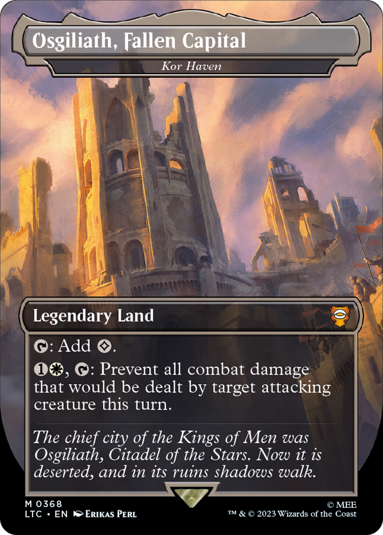 Osgiliath, Fallen Capital - Kor Haven (LTC-368) - Tales of Middle-earth Commander - Magic The Gathering