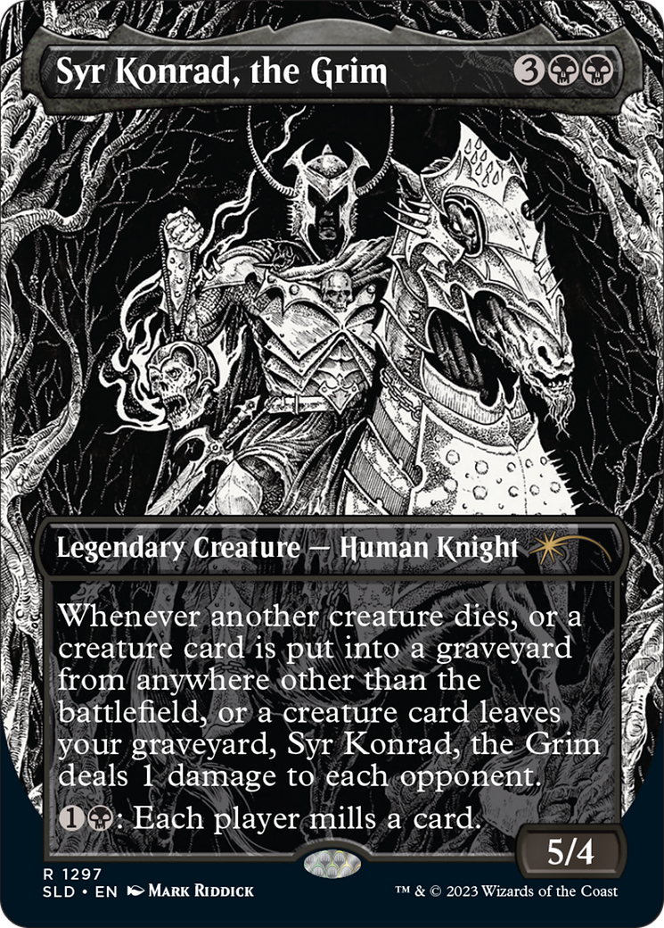 FOIL Syr Konrad, the Grim (SLD-1297) - Secret Lair Drop - Magic The Gathering