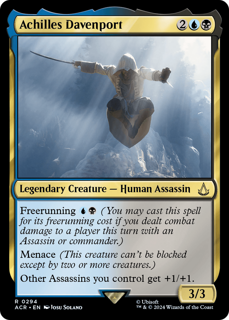 Achilles Davenport (ACR-294) - Assassin's Creed - Magic The Gathering