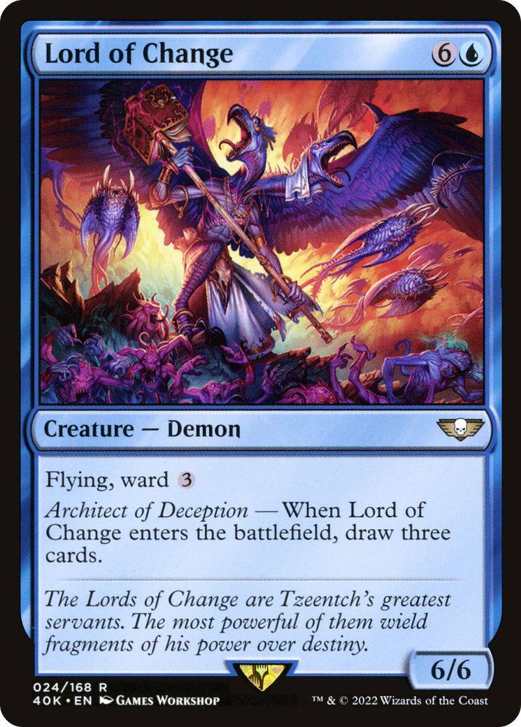 Lord of Change (40K-024) - Warhammer 40,000 Commander - Magic The Gathering