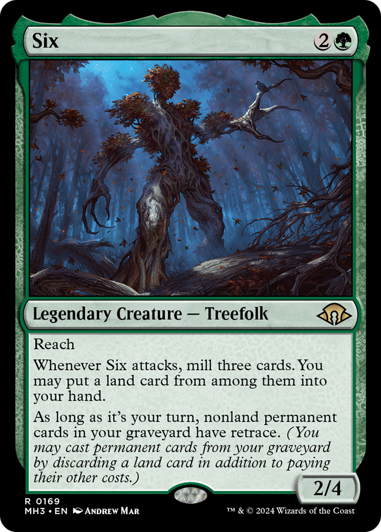FOIL Six (MH3-169) - Modern Horizons 3 - Magic The Gathering
