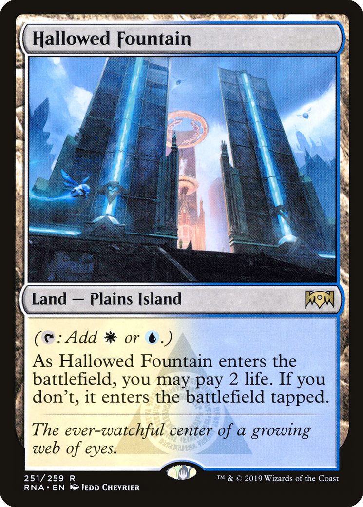 Hallowed Fountain (RNA-251) - Ravnica Allegiance - Magic The Gathering