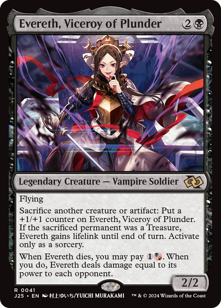 Evereth, Viceroy of Plunder (J25-041) - Foundations Jumpstart - Magic The Gathering