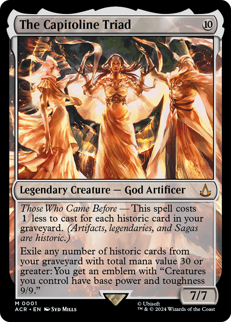 The Capitoline Triad (ACR-001) - Assassin's Creed - Magic The Gathering