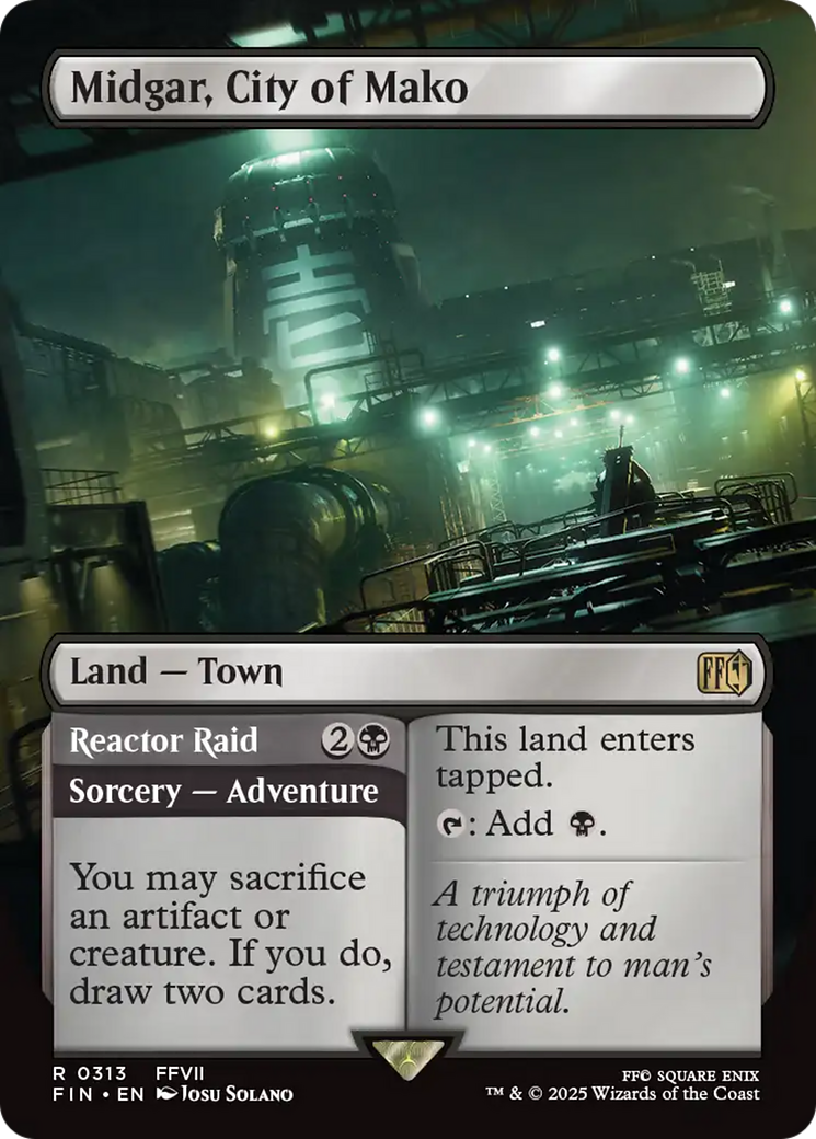 Midgar, City of Mako // Reactor Raid (FIN-313) - FINAL FANTASY - Magic The Gathering