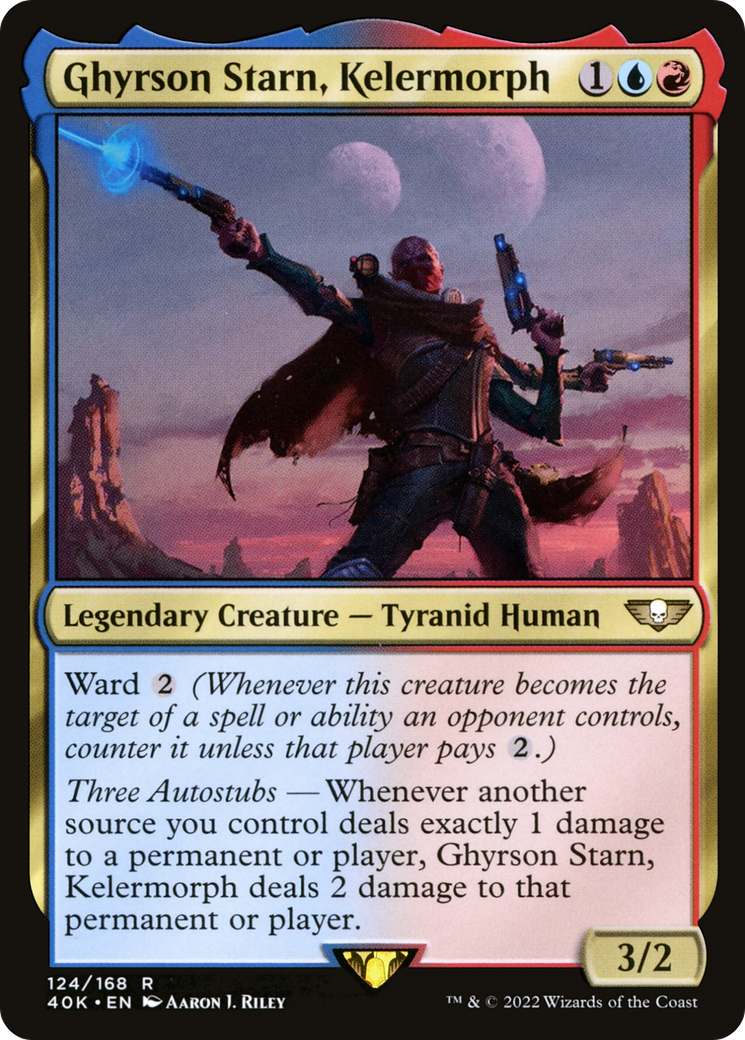 Ghyrson Starn, Kelermorph (40K-124) - Warhammer 40,000 Commander - Magic The Gathering