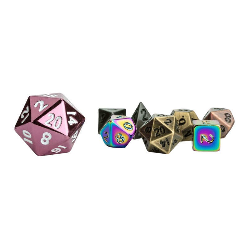 Fanroll Mystery Misfit Mini Metal Polyhedral Dice Set Blind Bag